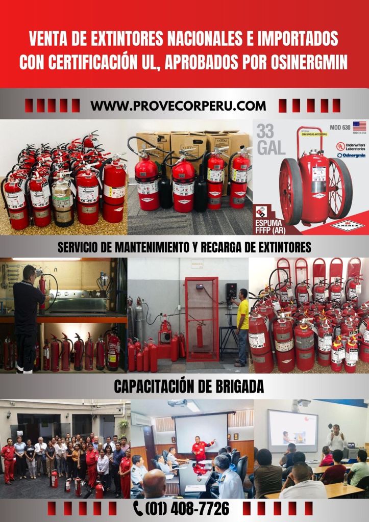 recarga extintores Lima